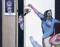 Peinture sur toile de Three Studies Of Isabel Rawsthorne 1967 reproduction peinte à la main