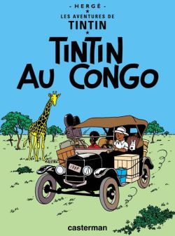 Peinture sur toile de Tintin Au Congo reproduction peinte à la main