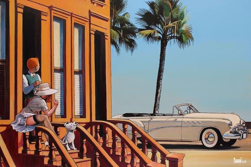 Tintin Hopper Before The Trip Par Xavier Marabout