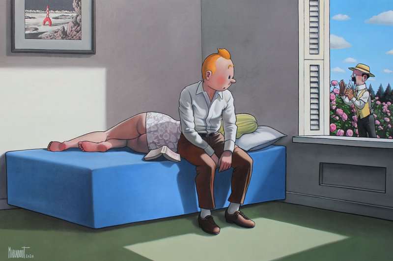 Tintin Hopper Excursion En Philosophie Avec Le Professeur Tournesol Par Xavier Marabout
