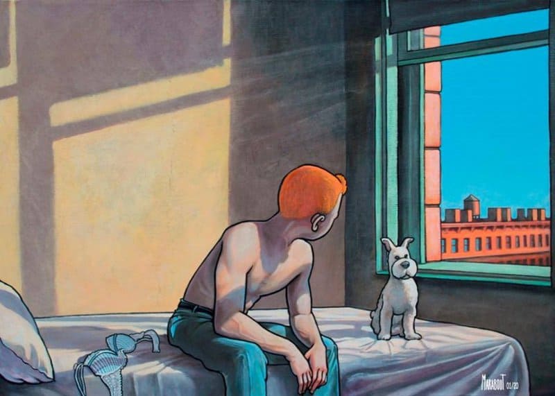 Tintin Hopper Excursion En Philosophie Par Xavier Marabout