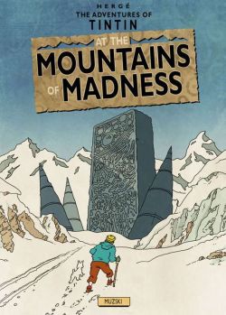 Peinture sur toile de Tintin Mountains Of Madness reproduction peinte à la main