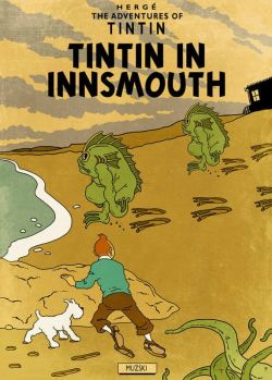 Peinture sur toile de Tintin Tintin In Innsmouth reproduction peinte à la main