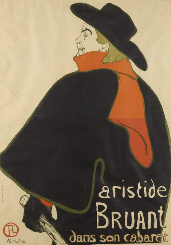 Toulouse-lautrec Henri De Aristide Bruant Dans Son Cabaret 1