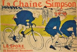 Peinture sur toile de Toulouse-lautrec Henri De La Chaine Simpson reproduction peinte à la main