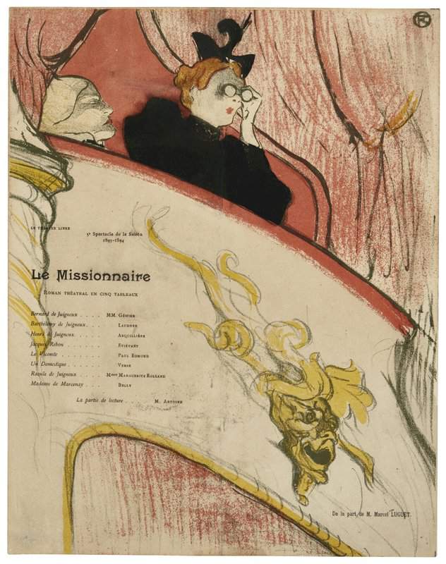 Toulouse-lautrec Henri De La Loge Au Mascaron Dore