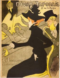 Peinture sur toile de Toulouse-lautrec Henri De Le Divan Japonais 1893 reproduction peinte à la main