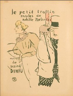 Peinture sur toile de Toulouse-lautrec Henri De Le Petit Trottin reproduction peinte à la main