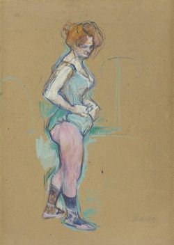 Peinture sur toile de Toulouse-lautrec Henri De Trapeziste Du Cirque Fernando 1890 reproduction peinte à la main