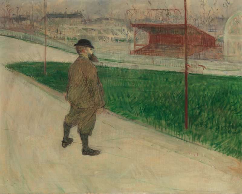 Toulouse-lautrec Henri De Tristan Bernard Au Velodrome Buffalo 1895