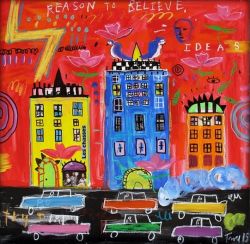 Peinture sur toile de Troy Henriksen Reason To Believe reproduction peinte à la main