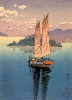 Tsuchiya Koitsu Port Tomo 1939 reproduction peinte à la main
