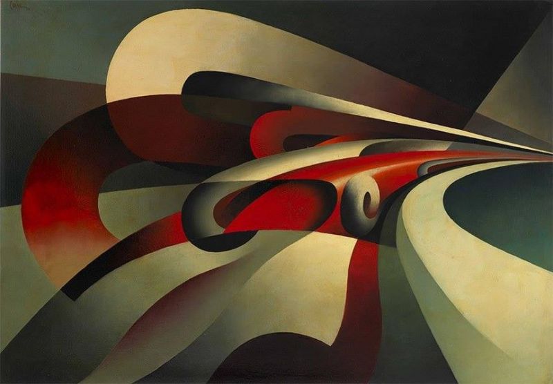Tullio Crali The Strength Of The Curve - 1930