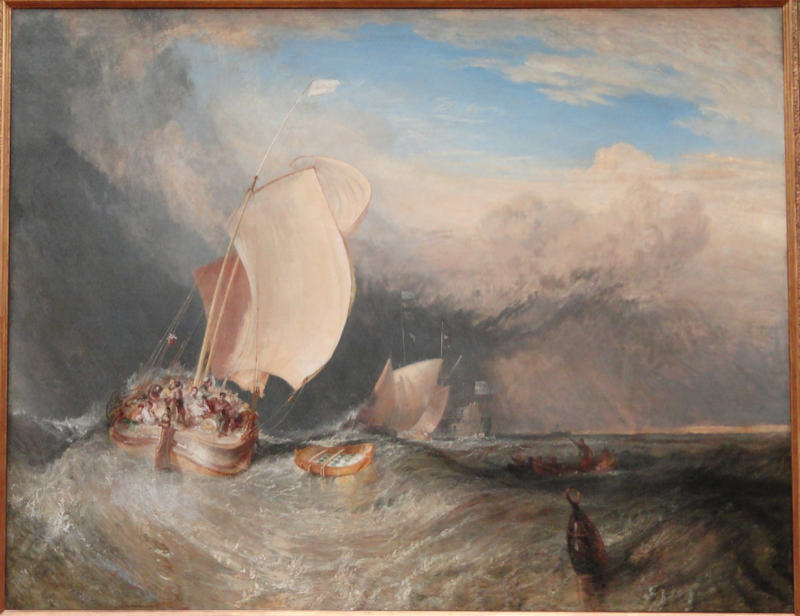 Turner, Bateaux de pêche avec des colporteurs