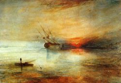 Peinture sur toile de Turner, Fort Vimieux reproduction peinte à la main