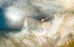 Peinture sur toile de Turner, La lumière de balise reproduction peinte à la main