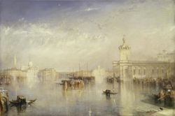 Peinture sur toile de Turner, Le Dogano, San Giorgio, Citella, sur les marches de l'Europe reproduction peinte à la main
