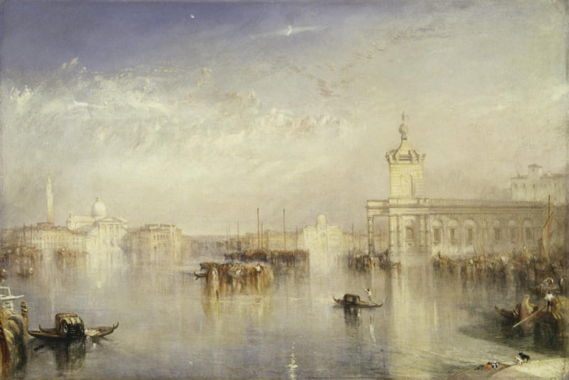 Turner, Le Dogano, San Giorgio, Citella, sur les marches de l'Europe
