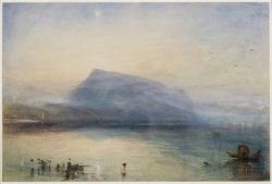 Peinture sur toile de Turner, Le Rigi bleu reproduction peinte à la main