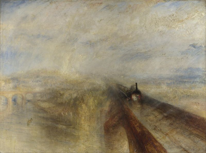 Turner, Pluie Vapeur Et Vitesse - Le Grand Chemin De Fer De L'Ouest