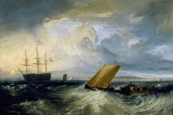 Peinture sur toile de Turner, Sheerness vu de la Nore reproduction peinte à la main