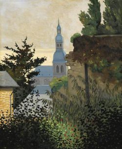 Vallotton Felix Eglise Saint-sauveur A Dinan 1919 reproduction peinte à la main