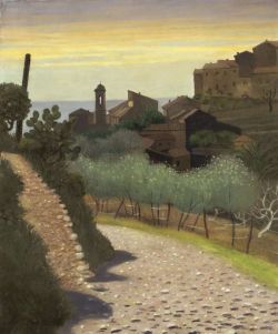 Vallotton Felix Eglise Sainte-anne A Cagnes 1922 reproduction peinte à la main