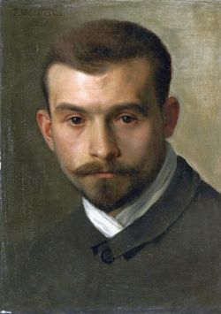 Vallotton Felix Felix Jasinski 1887 reproduction peinte à la main