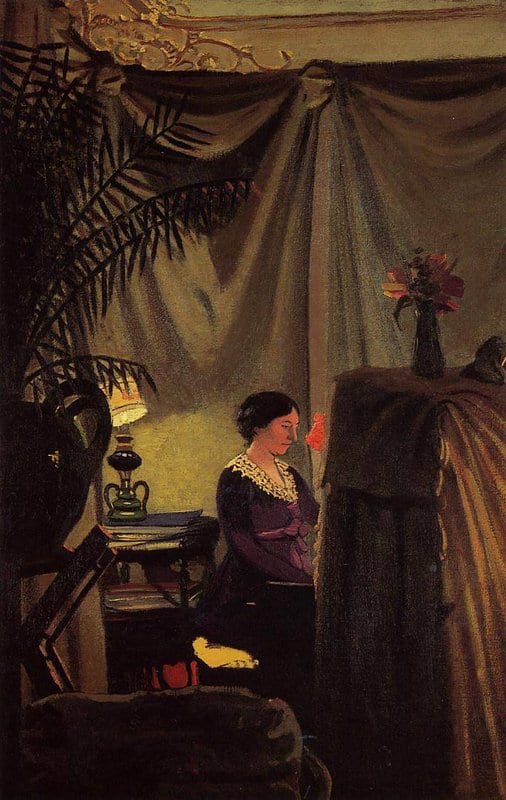 Vallotton Felix Gabrielle Vallotton At The Piano 1904