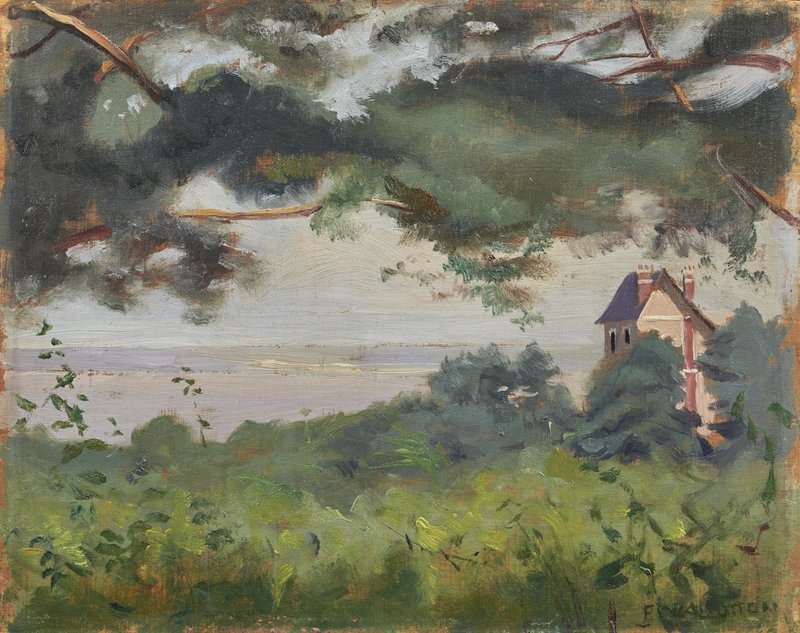 Vallotton Felix Honfleur Vue Sur L Estuaire - Environs D Honfleur 1910