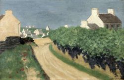 Vallotton Felix Le Chemin Locquirec 1902 reproduction peinte à la main
