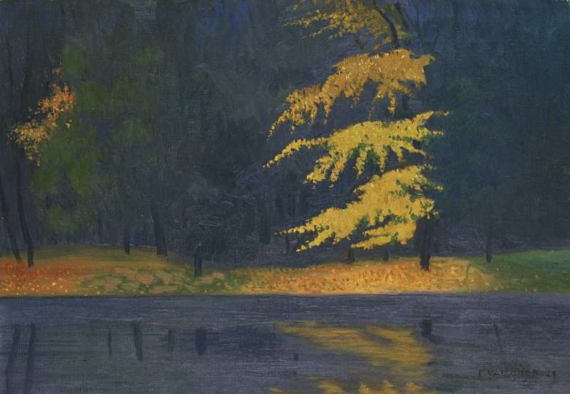Vallotton Felix Le Lac Du Bois De Boulonge 1921
