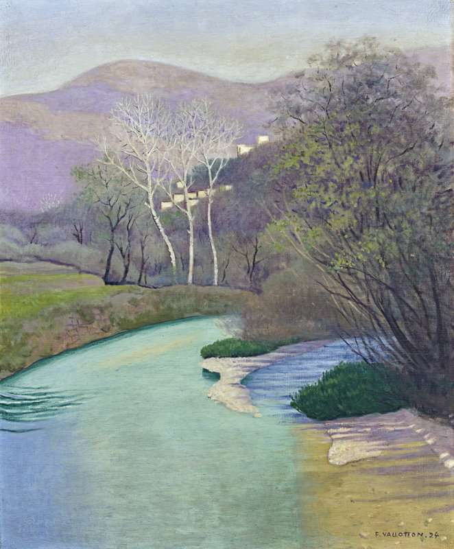 Vallotton Felix Le Loup Pres De Villeneuve-loubet 1924