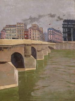 Vallotton Felix Le Pont Neuf 1902 reproduction peinte à la main
