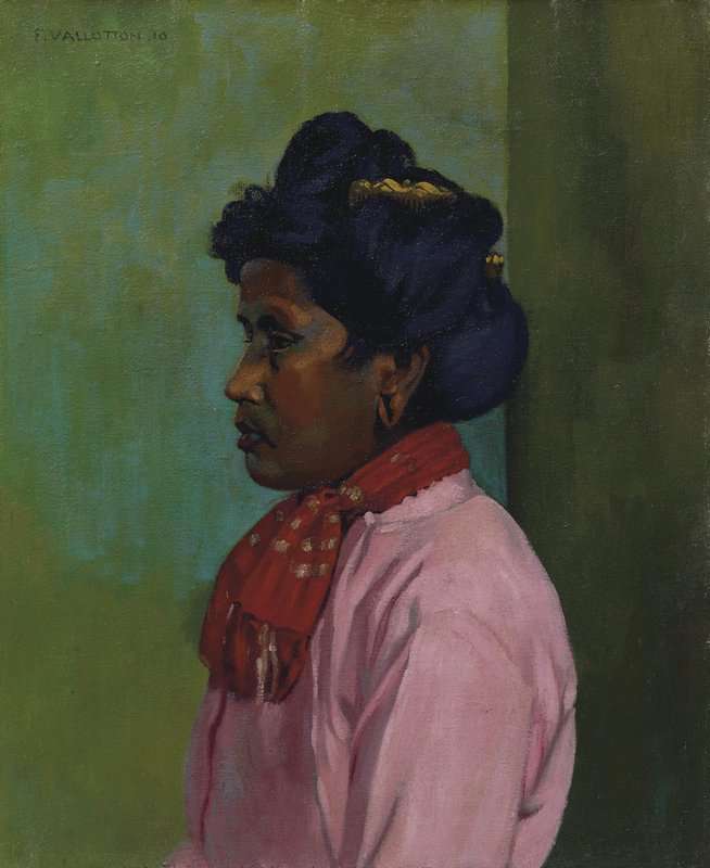 Vallotton Felix Negresse Au Corsage Rose 1910