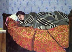 Vallotton Felix Sleeping Woman 1899 reproduction peinte à la main