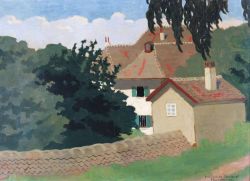 Vallotton Felix Souvenir From Romanel reproduction peinte à la main