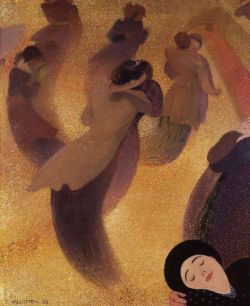 Vallotton Felix The Waltz 1893 reproduction peinte à la main