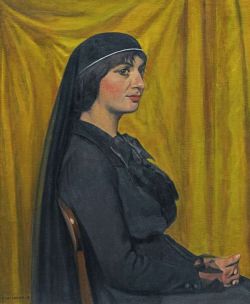 Vallotton Felix Veuve De Guerre 1915 reproduction peinte à la main