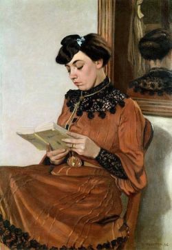 Vallotton Felix Woman Reading 1906 reproduction peinte à la main