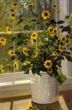 Valoy Eaton Daisies - Marguerites reproduction peinte à la main
