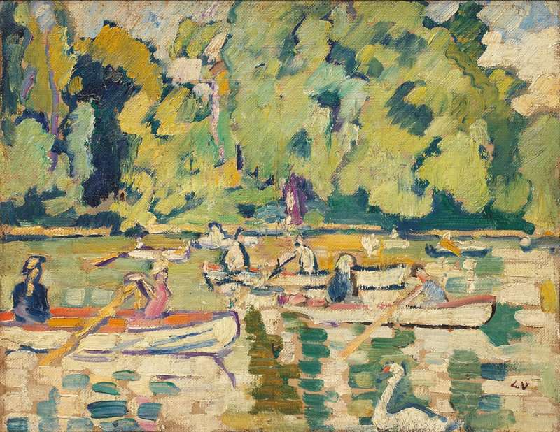 Valtat Louis Barques Au Bois De Boulogne 1938