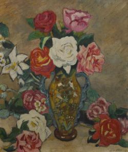 Peinture sur toile de Valtat Louis Bouquet De Roses Ca. 1908 reproduction peinte à la main