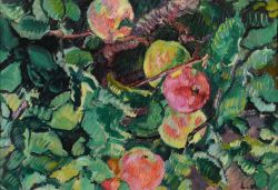 Peinture sur toile de Valtat Louis Branche De Pommier Ca. 1928 reproduction peinte à la main