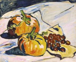 Peinture sur toile de Valtat Louis Citrouilles Et Chataignes 1909 reproduction peinte à la main