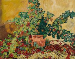 Peinture sur toile de Valtat Louis Cruche Groseilles Rouges Et Blanches 1927 reproduction peinte à la main