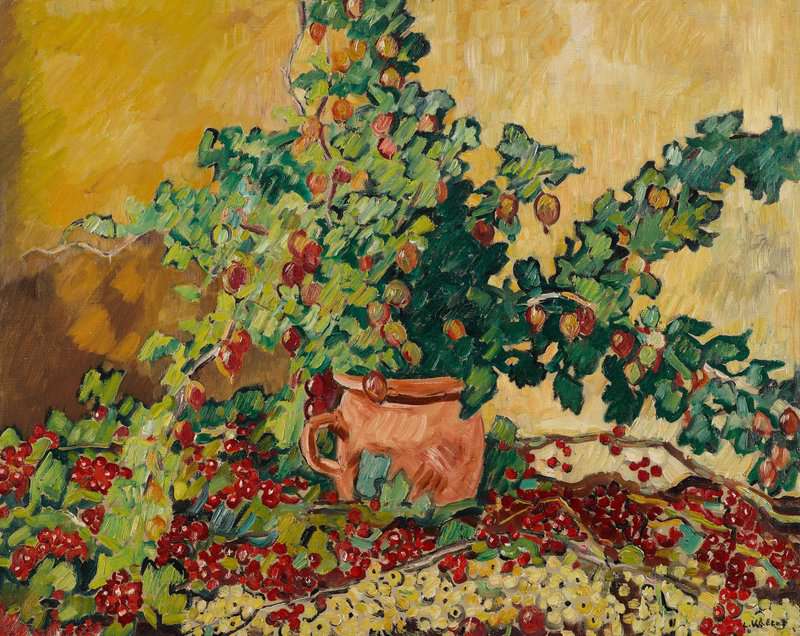Valtat Louis Cruche Groseilles Rouges Et Blanches 1927