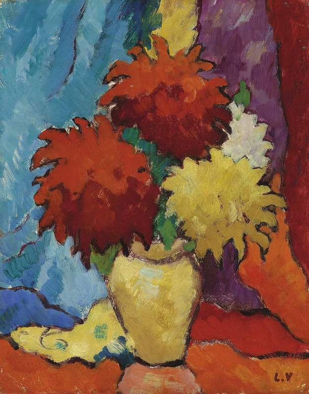 Valtat Louis Dalhias Au Vase Jaune Ca. 1942