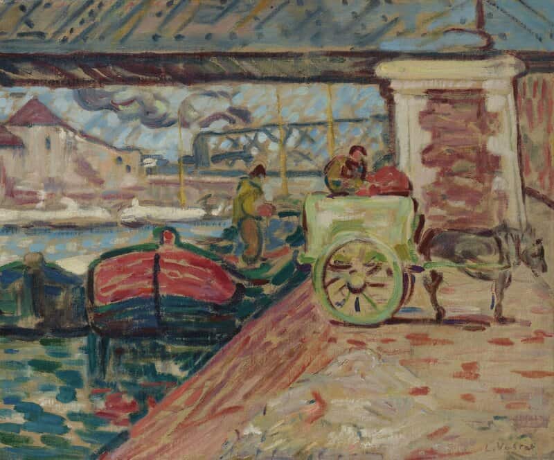 Valtat Louis Dechargement Sur Les Quais De Seine Ca. 1892
