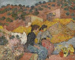 Peinture sur toile de Valtat Louis Espagnoles A La Fontaine 1895 reproduction peinte à la main
